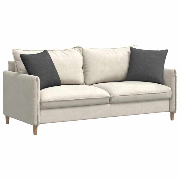 vidaXL Sofa Kussens 2 stuks Donkergrijs 45 x 45 cm Cordstof