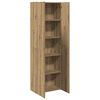 vidaXL Hoge kast 60x32x190 cm bewerkt hout artisanaal eikenkleur