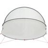 vidaXL Pooldome Grijs en Oranje 405 x 405 x 192 cm