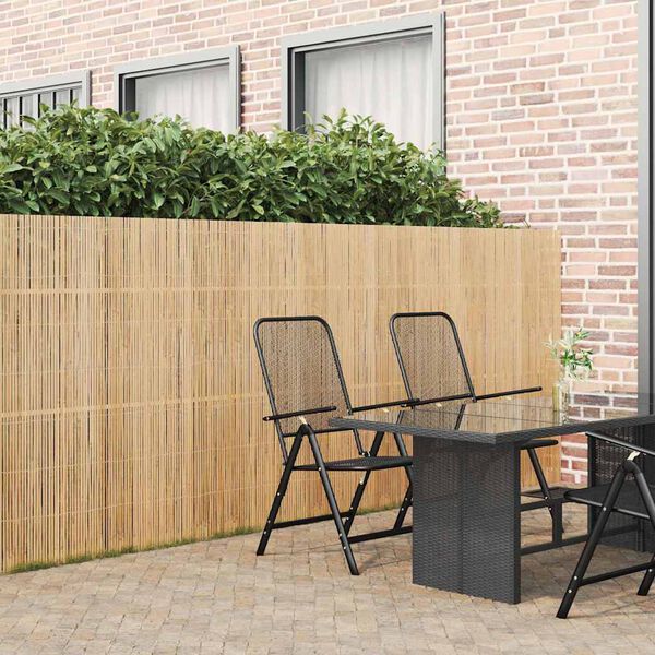 vidaXL Bamboehek Naturel 400 x 150 cm Bamboe