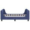 vidaXL Bedframe voor kinderen met hoofdbord Politieblauw 80 x 160 cm
