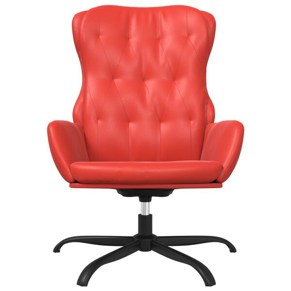 vidaXL Relaxstoel kunstleer rood