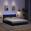vidaXL Bedframe zonder matras "Hanko" stof donkergrijs 160x200 cm