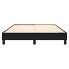 vidaXL Boxspring bed stof zwart 140x190 cm