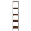 vidaXL Boekenkast 5-laags 60x30x154 cm bewerkt hout bruin eikenkleur