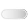 vidaXL LED Badkamer Spiegel Transparant 50 x 20 cm gehard glas