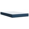 vidaXL Boxspring met matras stof blauw 120x190 cm