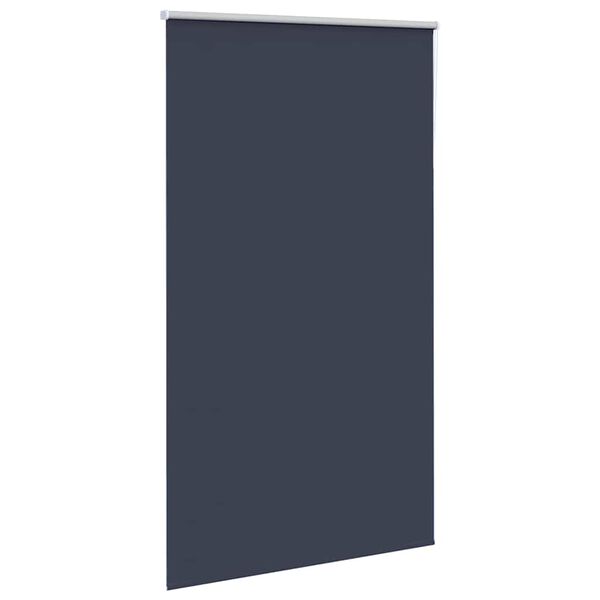 vidaXL Rolgordijn verduisterend 130x230 cm stofbreedte 126,6 cm blauw