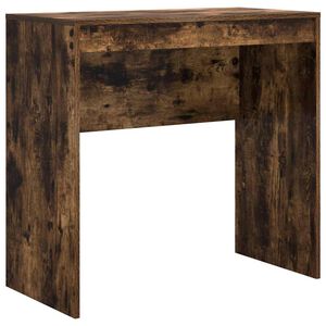 vidaXL Bureau Gerookt eiken 80 x 40 x 76 cm