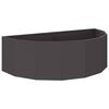 vidaXL Plantenbak Zwart 120 x 60 x 35 cm Staal