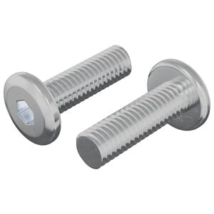 vidaXL Bout 2 st Zilver 8 x 25 mm Staal