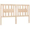 vidaXL Hoofdbord 126x4x100 cm massief grenenhout