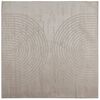 vidaXL Binnen kleed GALATI Beige 240 x 240 cm Polyester