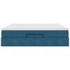 vidaXL Ottoman bed met matras 180x200 cm fluweel donkerblauw