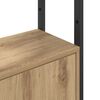 vidaXL Boekenkast Artisan Eiken 40 x 24 x 161 cm Bewerkt hout