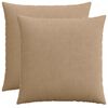 vidaXL Kussensloop 2 pcs HEERLEN Bruin 70 x 70 cm corduroy