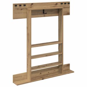 vidaXL Biljartkeu standaard Bewerkt hout 93 x 12 x 103 cm
