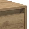 vidaXL Nachtkastje met lade Artisan Eiken 45 x 34 x 44 cm Bewerkt hout