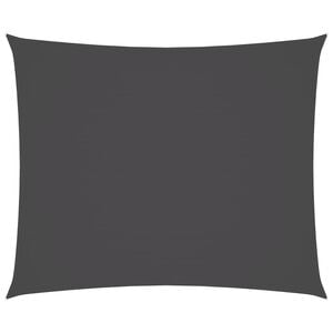 vidaXL Zonnescherm rechthoekig 4x6 m oxford stof antracietkleurig