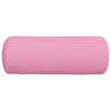 vidaXL Bolster Kussens 2 stuks Roze Ø 25 x 70 cm Stof