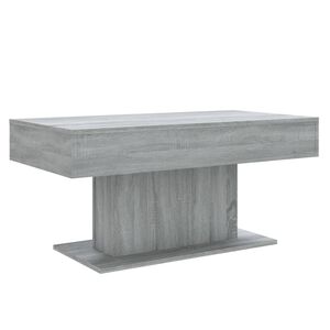 vidaXL Salontafel 96x50x45 cm bewerkt hout grijs sonoma eikenkleurig