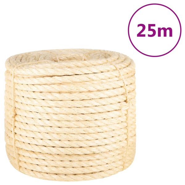 vidaXL Touw 14 mm 25 m 100% sisal