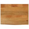 vidaXL Tafelblad met natuurlijke rand 80x60x3,8 cm massief mangohout