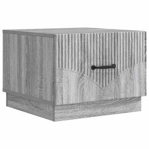 vidaXL Salontafel met lade Grijs sonoma 49 x 50 x 37 cm Bewerkt hout