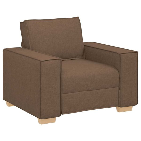 vidaXL Sofa Stoel Bruin 60 cm Stof