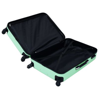 vidaXL 3-delige Harde kofferset ABS mintkleurig