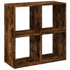 vidaXL Kamerscherm / boekenkast 69,5x29x69,5 cm hout gerookt eiken
