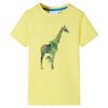 Kindershirt 128 geel