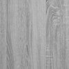 vidaXL Nachtkastje zwevend 40x30x15 cm bewerkt hout grijs sonoma eiken