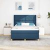 vidaXL Boxspring bed met matras Blauw 140 x 200 cm Stof