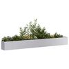 vidaXL Plantenbak 360x40x40 cm gegalvaniseerd staal