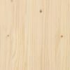 vidaXL Houten kerstboom Naturel 150 cm Massief grenenhout