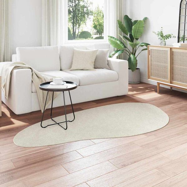 vidaXL Tapijt HUARTE Crème 100 x 200 cm Polyester