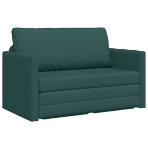 vidaXL Slaapbank Donkergroen 124 x 71 x 78 cm Stof