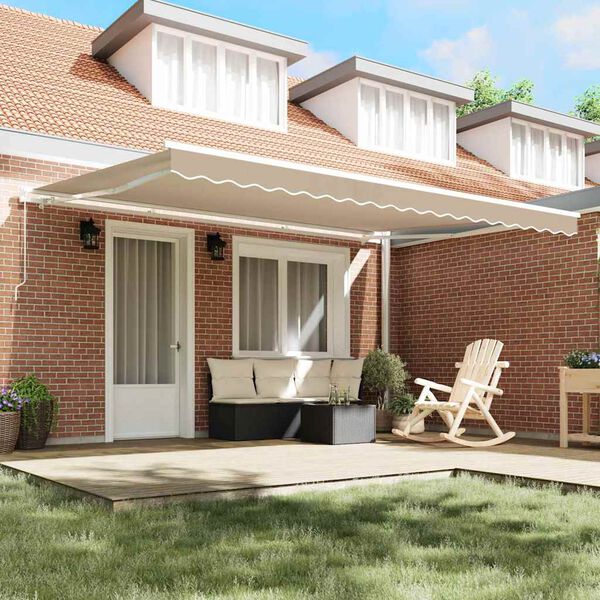 vidaXL Markies Beige 450 x 350 x 165 cm Polyester