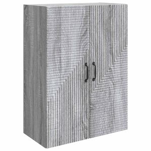 vidaXL Wandkast Grijs Sonoma 66 x 34,5 x 90 cm Bewerkt hout
