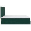 vidaXL Ottoman bed met matrassen 180x200cm fluweel donkergroen