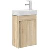 vidaXL Badkamermeubel met kraan Sonoma Eiken 40,5 x 22,5 x 62 cm