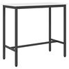 vidaXL Tafel Wit 100 x 50 x 91 cm Engineered hout en staal