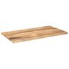 vidaXL Tafelblad rechthoekig 100x70x2,5 cm massief mangohout