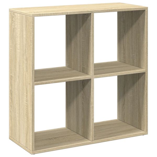 vidaXL Kamerscherm / boekenkast 69,5x29x69,5 cm hout sonoma eikenkleur