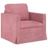 vidaXL Bank 2 pcs Roze 198 x 78 x 80 cm Fluweel
