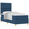 vidaXL Boxspringbed met hoofdeinde Blauw 80 x 200 cm Stof