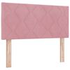 vidaXL Hoofdbord Roze 90 cm Fluweel