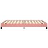 vidaXL Bedframe zonder matras 120x190 cm fluweel roze