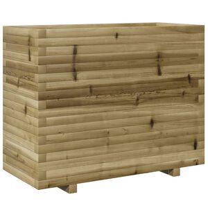 vidaXL Plantenbak 90x40x72,5 cm ge&iuml;mpregneerd grenenhout